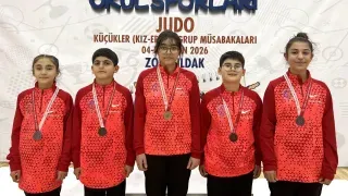 Çerkezköylü judocular 5 madalyayla döndü