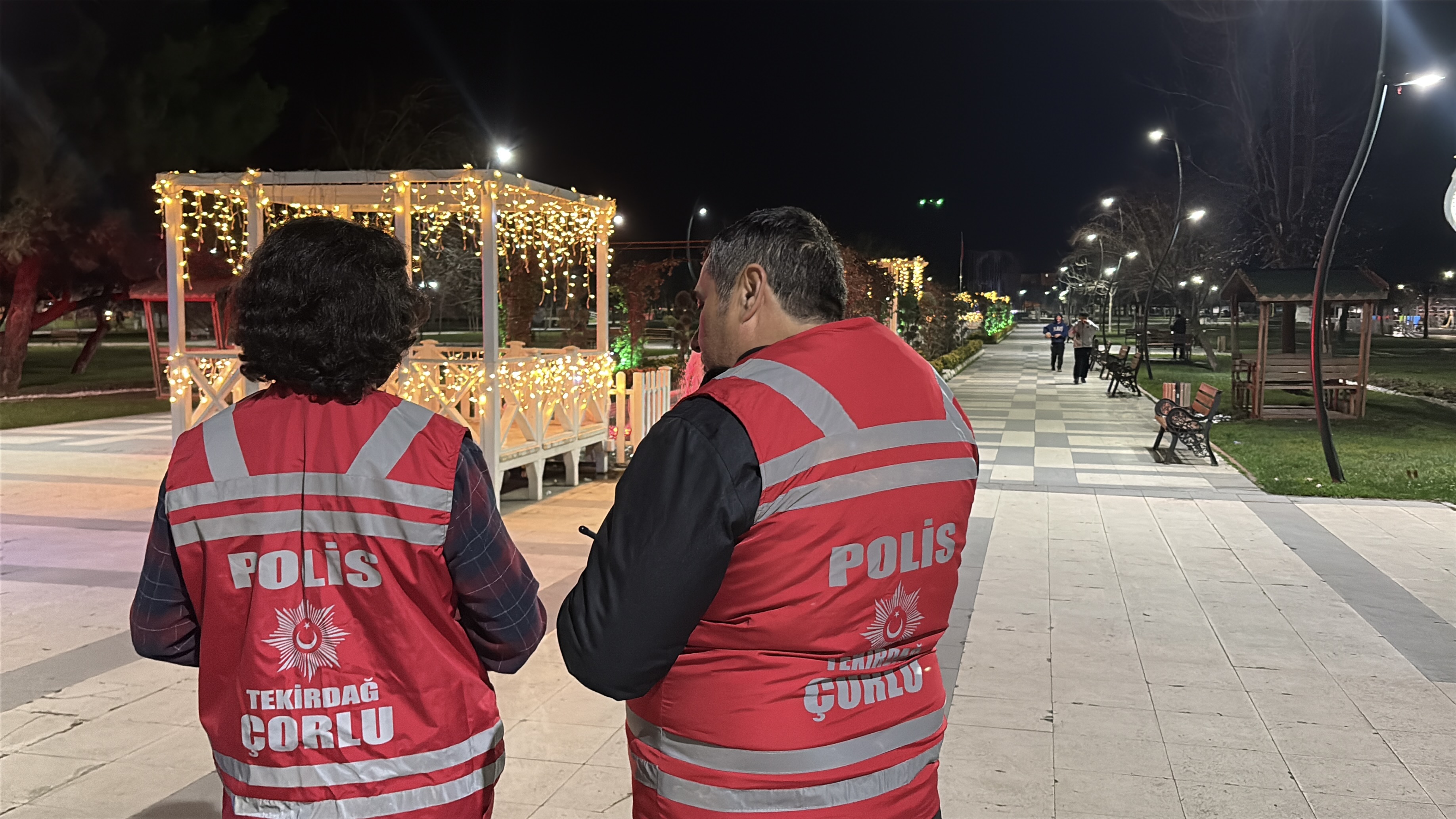 ÇORLU’DA GECEYE DRONLU DENETİM